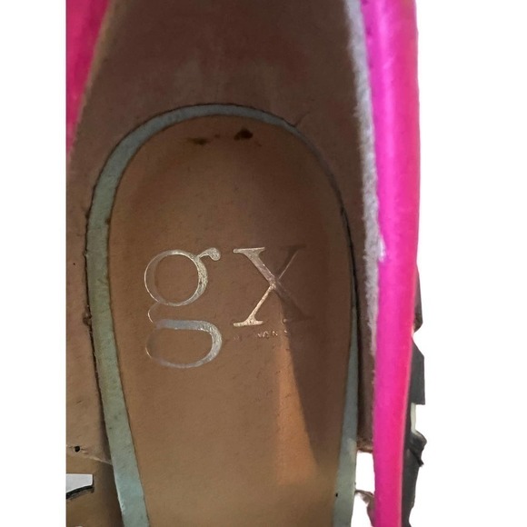GX by Gwen Stefani Black/Pink/Aqua 4" Heels Adorable NWOT  7.5 - Picture 3 of 9